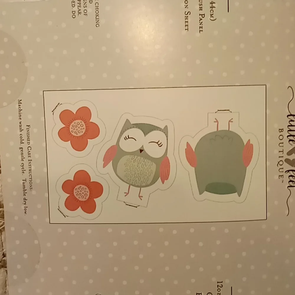 Bundle of pillow and Owl/flower make a pillow - Picture 5 of 6